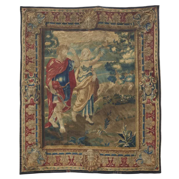 Brussels Tapestry Scene Of Dido And Aeneas