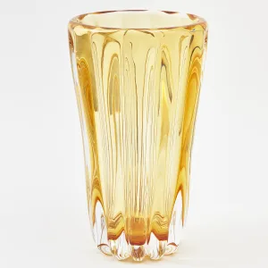 Large Hand Blown Murano Glass Vase