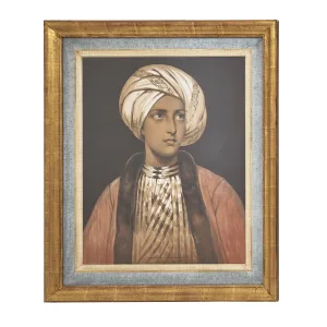 Lithographic Portrait Of Cem Sultan