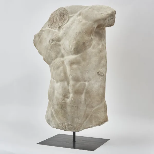 The Gaddi Torso Plaster Bust After The Original In The Uffizi