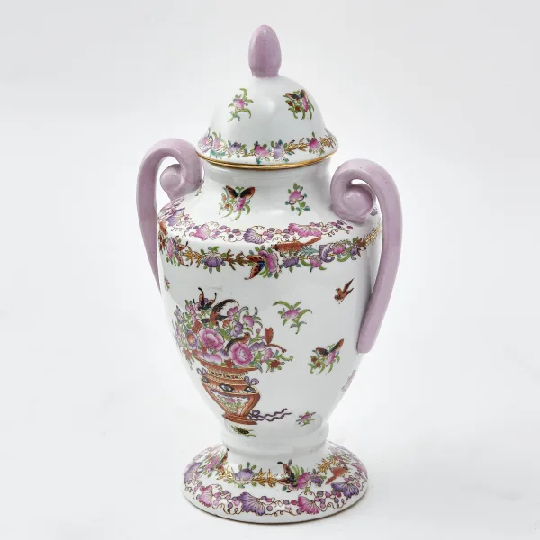 Vintage Porcelain Urn With Twin Handles