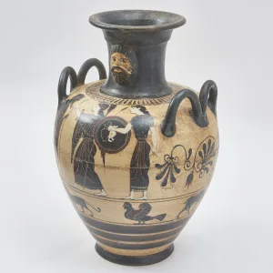 Grand Tour Attic Style Terracotta Vase With Handles
