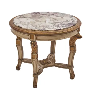Italian Empire Style Centre Table With Breche Violette Marble Top