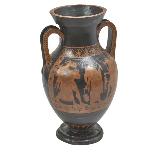 Italian Attic Style Panathenaic Amphora Vase