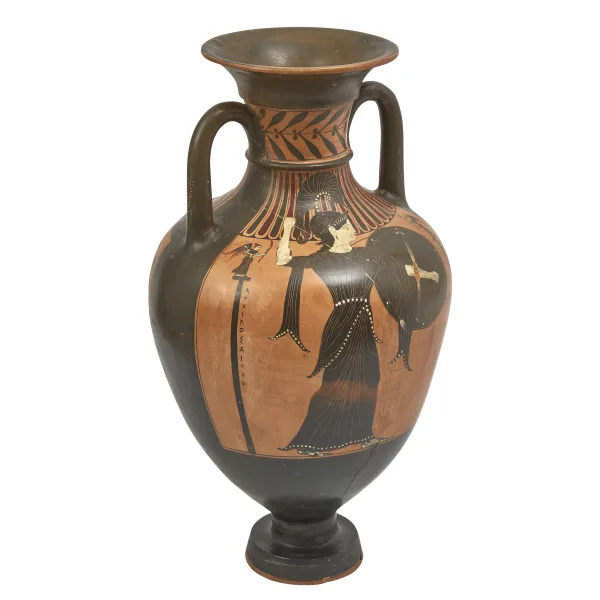 Very large Italian Attic Style Panathenaic Amphora