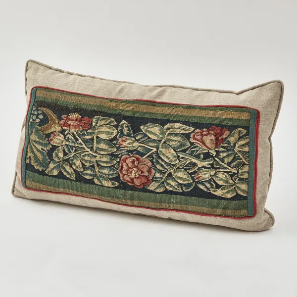 Roses Tapestry Made Into Cushion