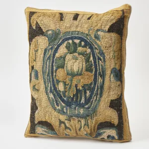 C18th Tulip Tapestry Cushion