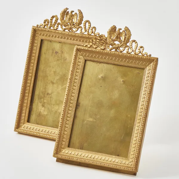 Pair French Neoclassical Ormolu Frames