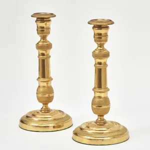 Pair French Napoleon III Candlesticks