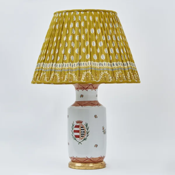 Porcelain Vase Wired As Lamp