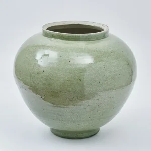 Large Chinese Celadon Glaze Jar