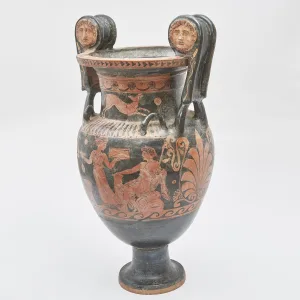Large Italian Terracotta Attic Style Vase