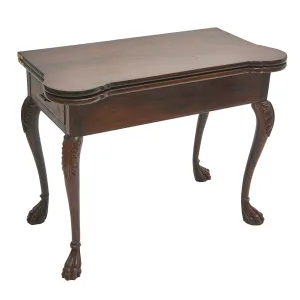 Anglo Indian Rosewood Card Table