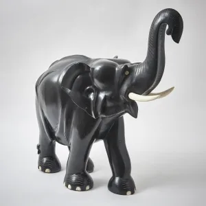 Large Ebony Elephant