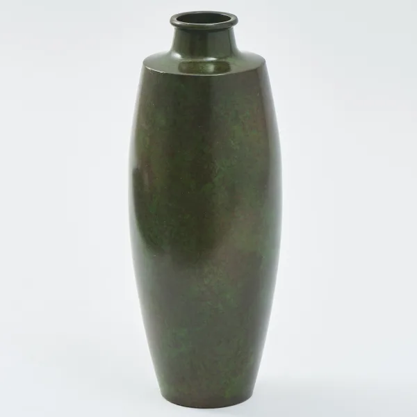 Japanese Verdigris Bronze Vase