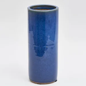 Japanese Studio Pottery Powder Blue Vase