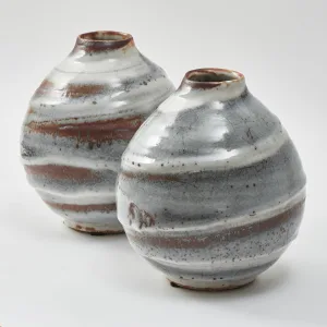 Two Japanese Studio Pottery Slipware Jars