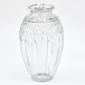 French St Louis Cut Glass Vase