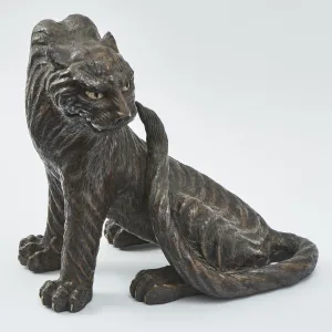 Japanese Pottery Model Of A Tiger