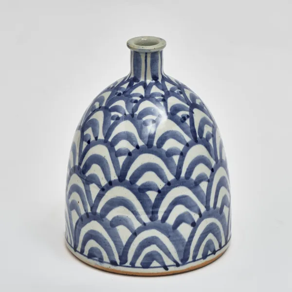Blue And White Bottle Shaped Vase