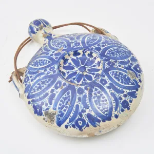 Moroccan Blue And white Gourd