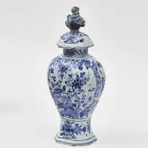 Delft Jar And Cover