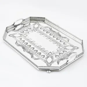 Victorian Silver Plate Tray