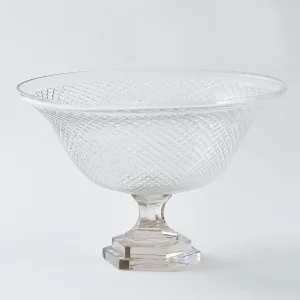 Belle Epoque Cut Crystal Bowl On Stand