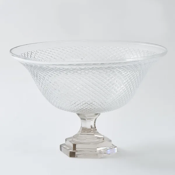 Belle Epoque Cut Crystal Bowl On Stand