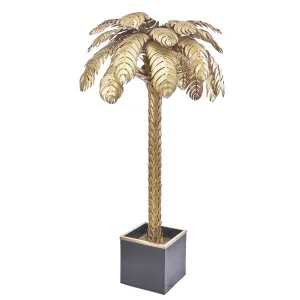 French Maison Jansen Bronze Palm Tree Floor Lamp