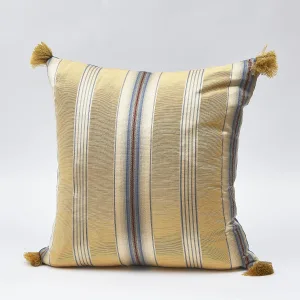 French Silk Ticking Cushion