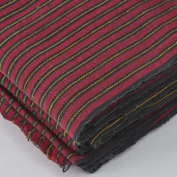 Red Striped Fabric