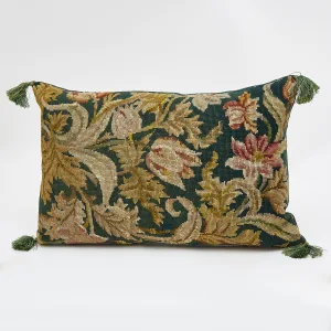 Needlepoint Cushion With Tassels